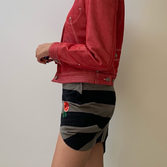 Vivienne Westwood Anglomania Grey Black Rugby Skirt from SS 2002 - Picture 3 of 7